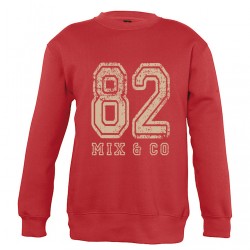 Sweatshirt enfant 82 rouge