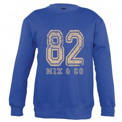 Sweatshirt enfant 82 bleu