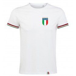 T-shirt Italie écusson homme