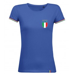 T-shirt femme Italie écusson