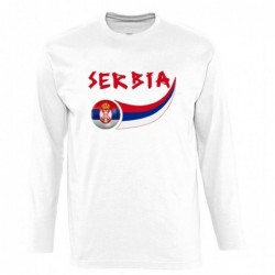 T-shirt manches longues Serbie