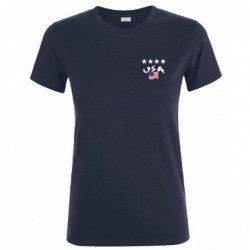 T-shirt femme USA soccer 4...