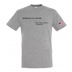 T-shirt Mars Homme gris ciné